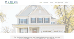 Desktop Screenshot of merion-homes.com