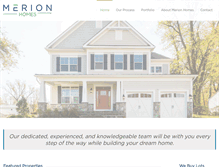 Tablet Screenshot of merion-homes.com